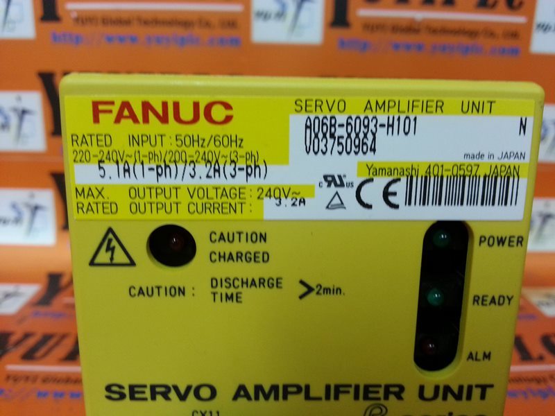 FANUC A06B-6093-H101 Servo Amplifier Unit - PLC DCS SERVO Control MOTOR ...